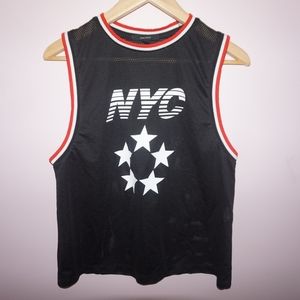 NYC Jersey Mesh Tank Top